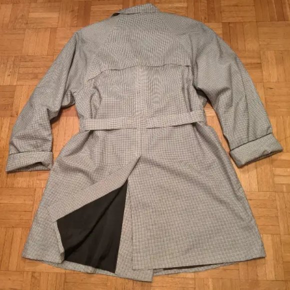 Vintage 80s French Trench Coat Claude Havrey - Picture 2 of 10